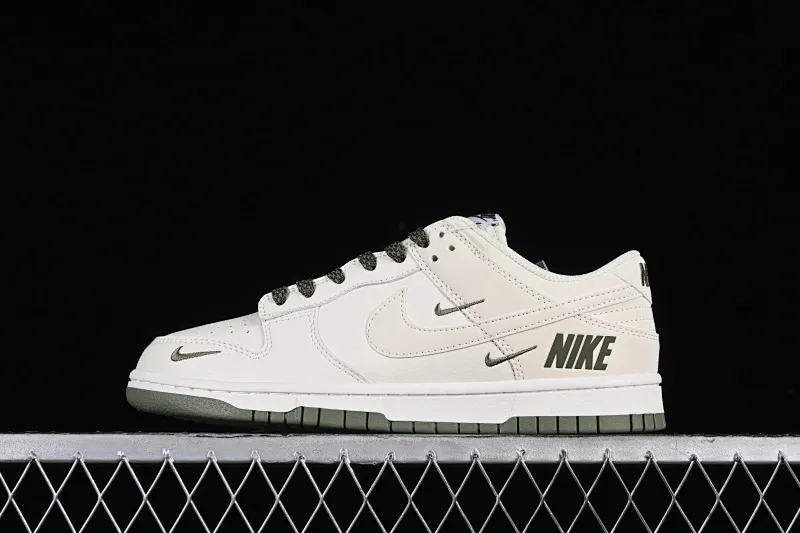 All categories Nk SB Dunk Series Nk SB Dunk Low High-end customized low-top sneakers F version Nk SB Dunk Low joint three hooks military green color low-top casual sports skateboard shoes NK5639-323